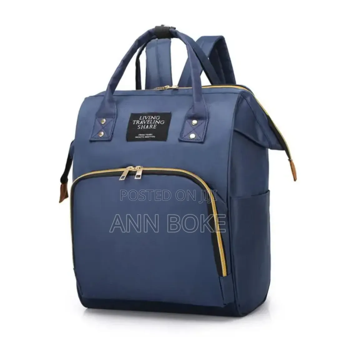 Baby Diaper Bag Waterproof 
: Navy Blue, Cream With Blue, Black