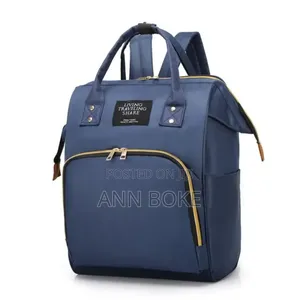 Baby Diaper Bag Waterproof 
: Navy Blue, Cream With Blue, Black