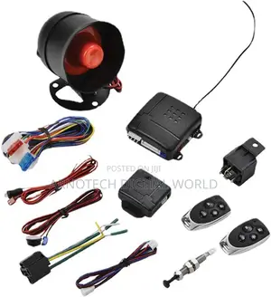 Car Remote Burglar Alarm With Engine Cutout