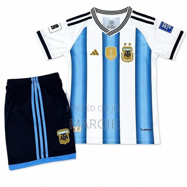 Argentina Kids Home Kit for World Cup 2026