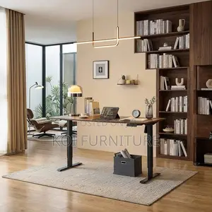 Office Desk; 1.2m Adjustable Ergonomic Home Office Reading Gaming Desk