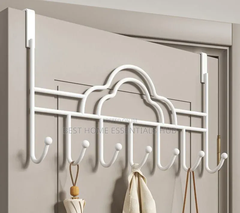 *7 Hook Heavy Duty Over The Door Hanger/ Rack