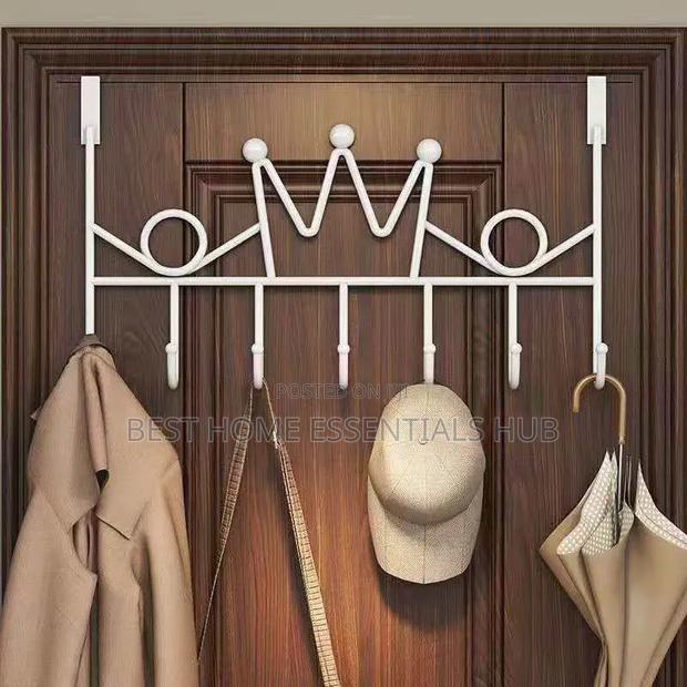 *7 Hook Heavy Duty Over The Door Hanger/ Rack - thumbnail 3