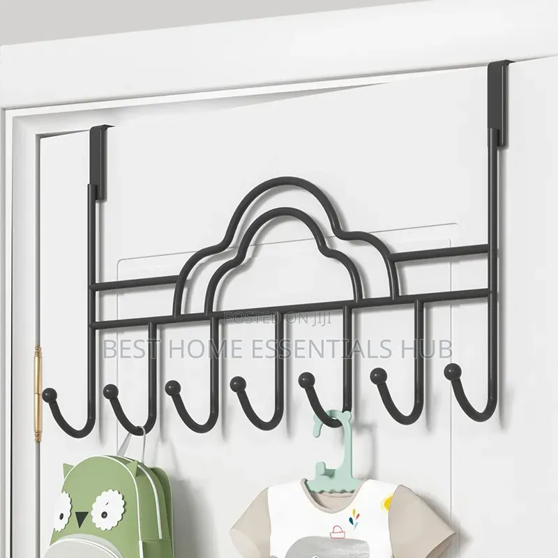 *7 Hook Heavy Duty Over The Door Hanger/ Rack