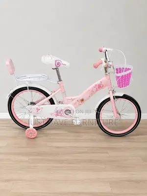 Princess Girls Bicycle Size 18 With Basket Training Wheels