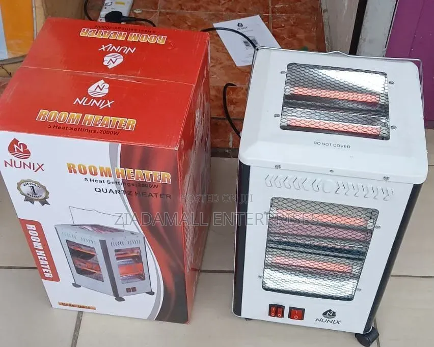 Powerful Nunix 5-Sided Quartz Heater for Cozy Indoor Comfort