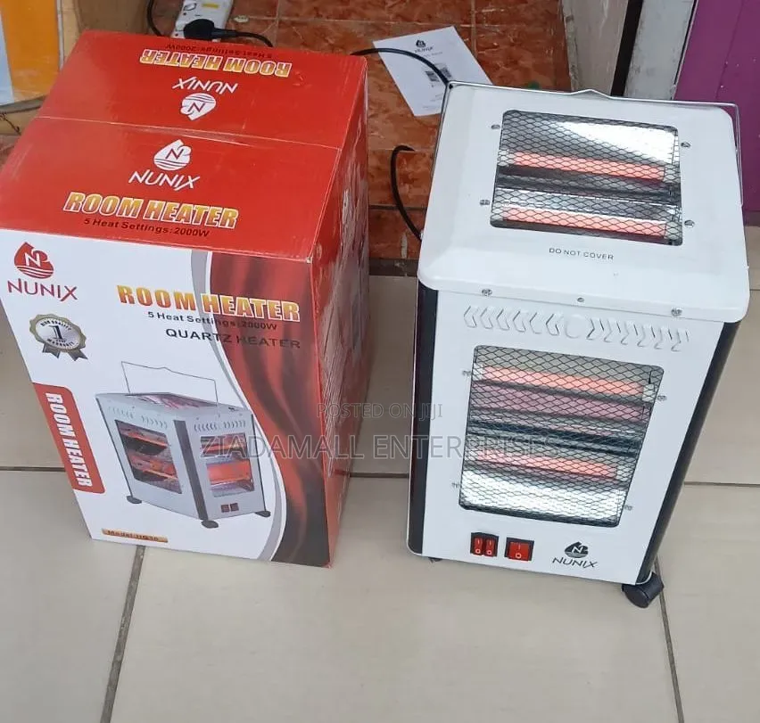 Nunix Quartz Room Heater – 5-Sided Heating for Maximum Warmth