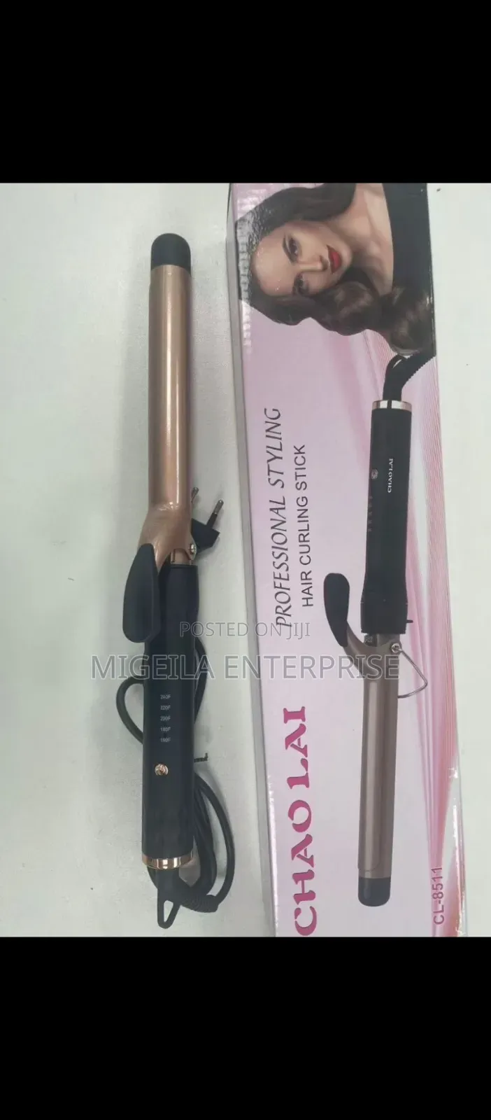 Cronier Proffesional Tongs Curling Stick
