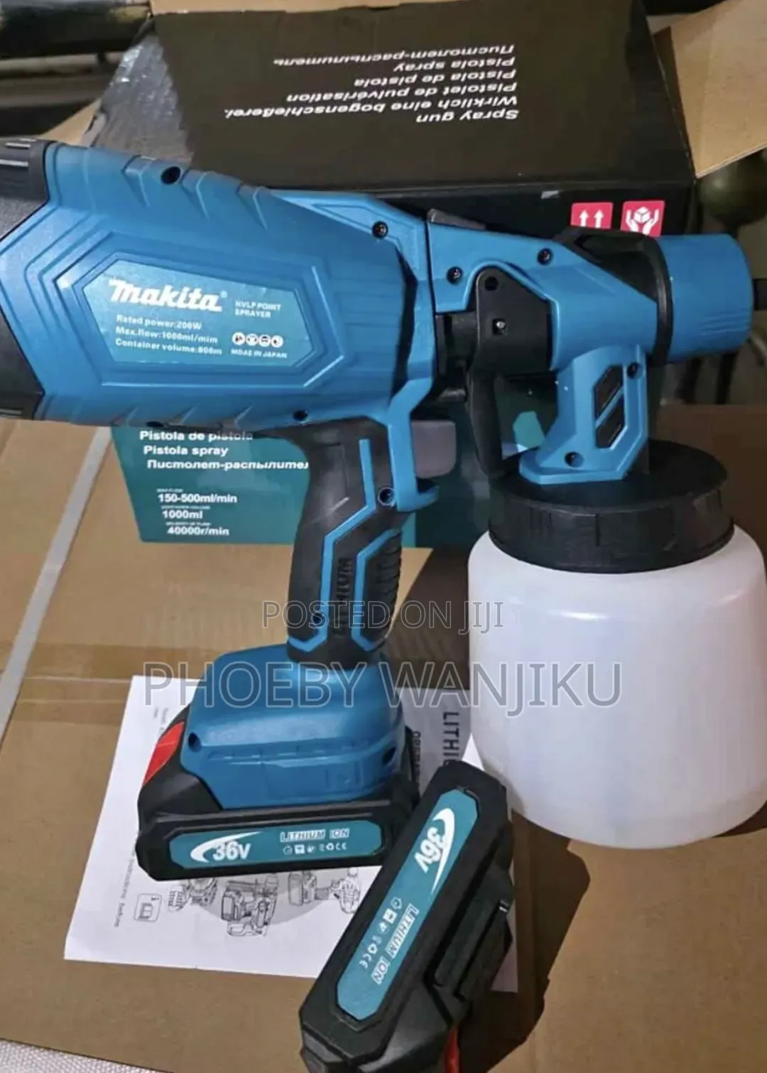 Makita Cordless Paint Sprayer Gun/Makita Spray Gun