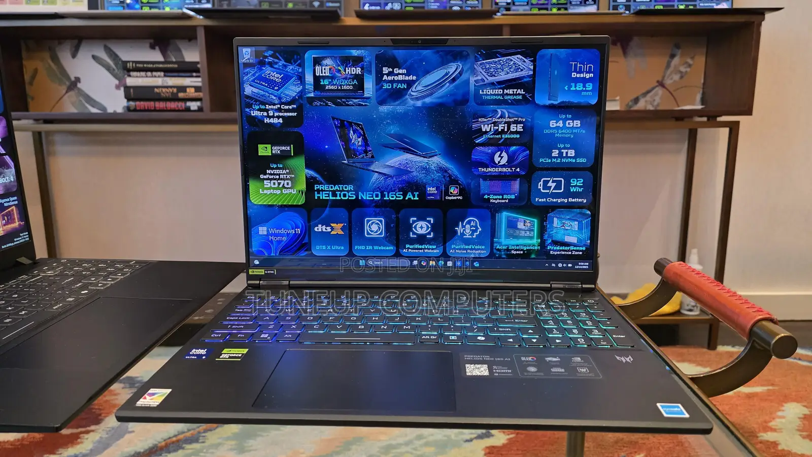 New Laptop Acer Predator Helios Neo 16 16GB Intel Core Ultra 9 SSD 1T