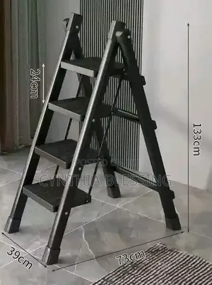 3step/ 4step Folding Ladder With Anti-Slip Pedals and Metallic Frame.