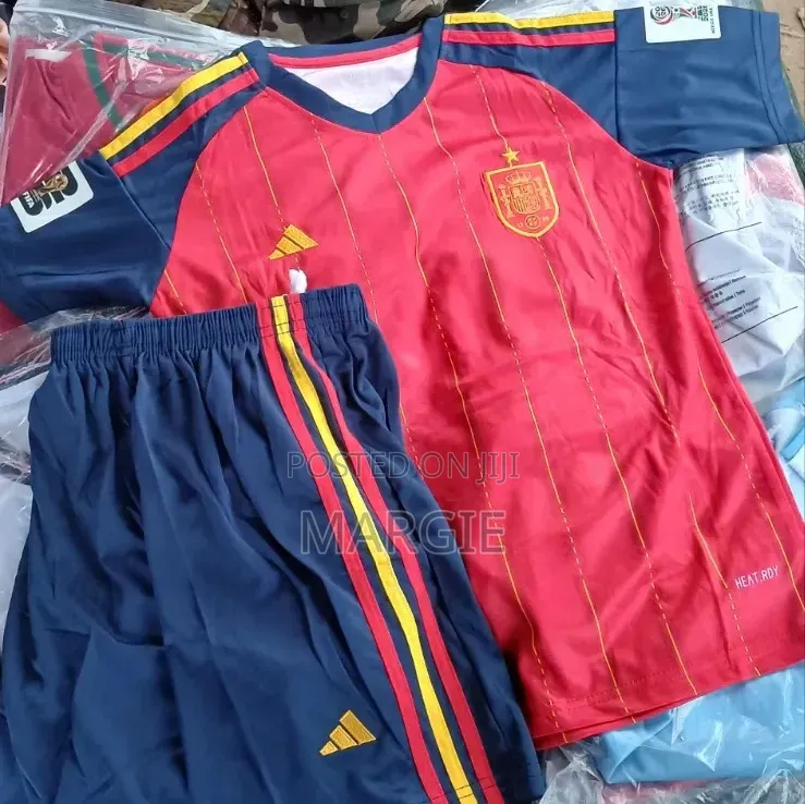 Spain Kids Home Kit for World Cup 2026
