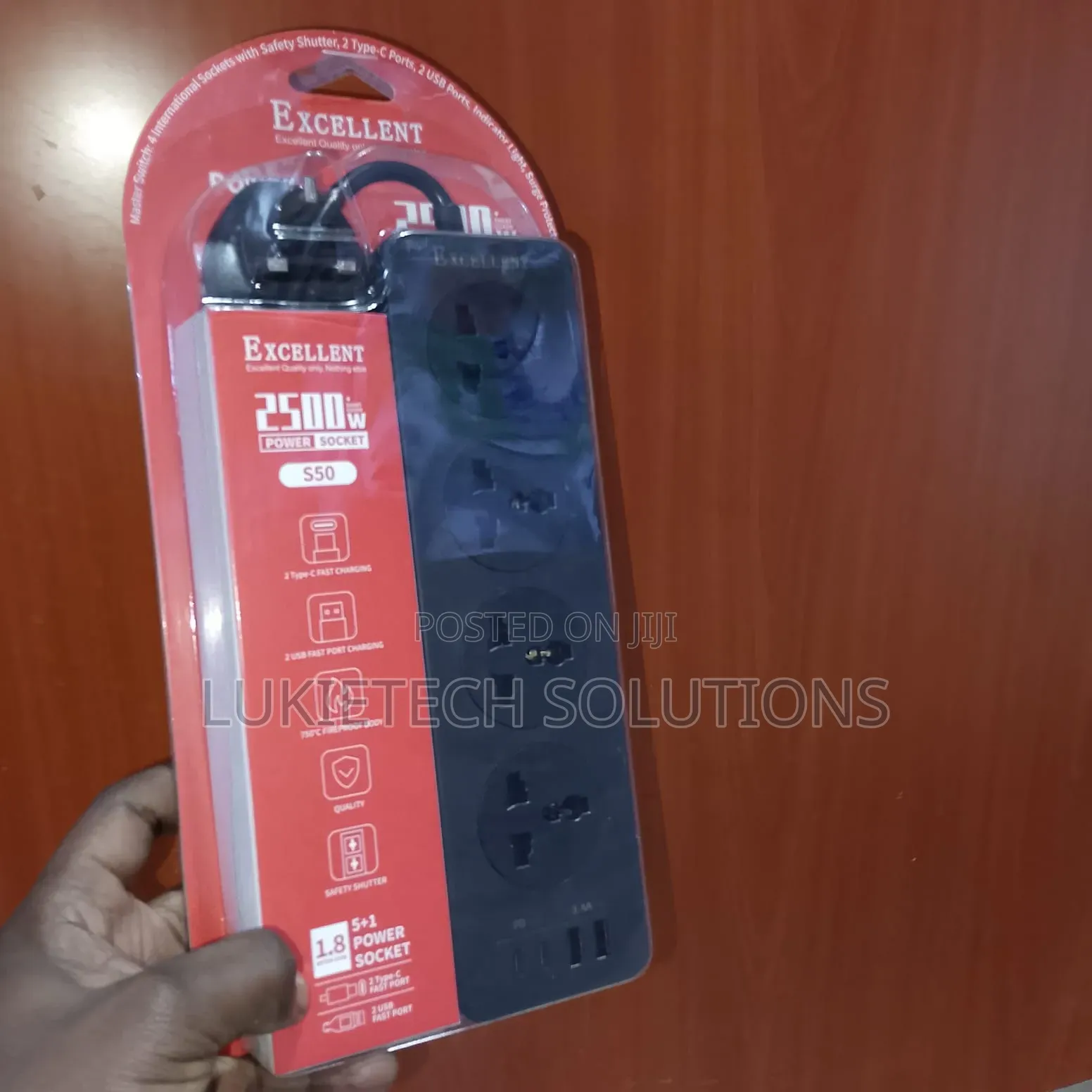 Very Strong Extension Cable From Excellent 4 Way 2500 Watts