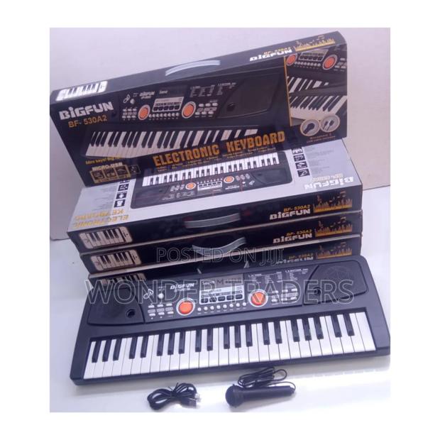 49 Keys Piano With Microphone and Charging Cable