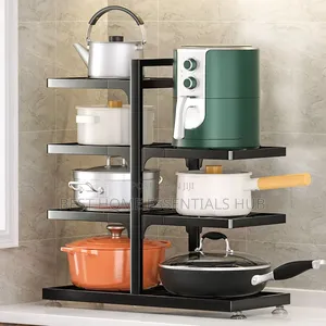*Kitchen Under the Sink Pot Holder Multilayer Frying Pan Storage Rack