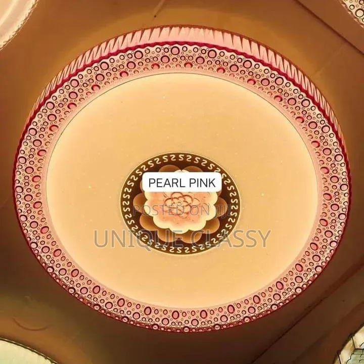 Pearl Pink Ceiling Light