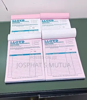 Receipt, Delivery and Invoice Books