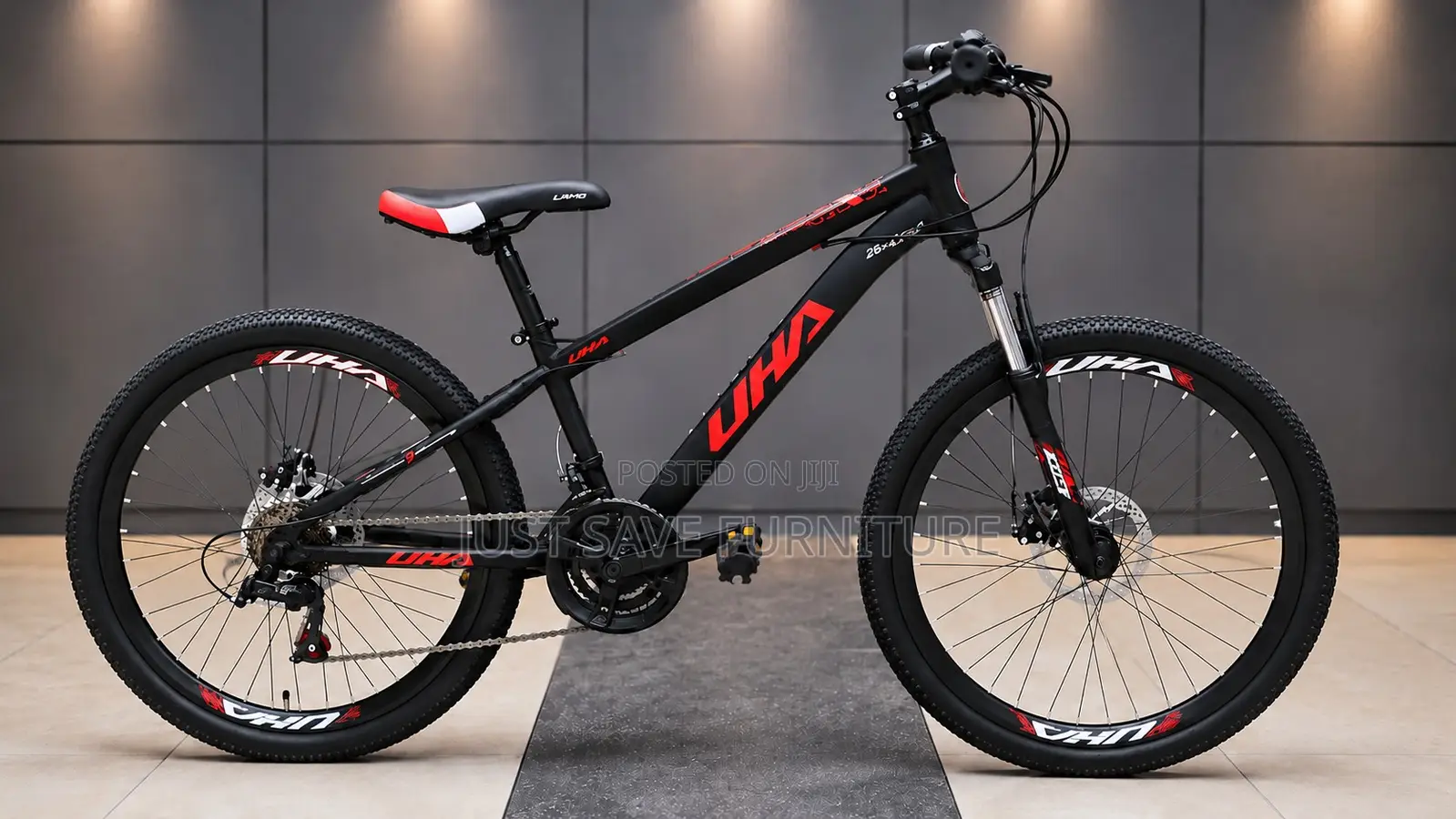 Uha Mountain Bike Size 24 – 21 Speed Disc Brake Bicycle