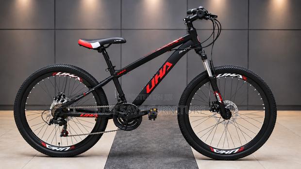 Uha Mountain Bike Size 24 – 21 Speed Disc Brake Bicycle