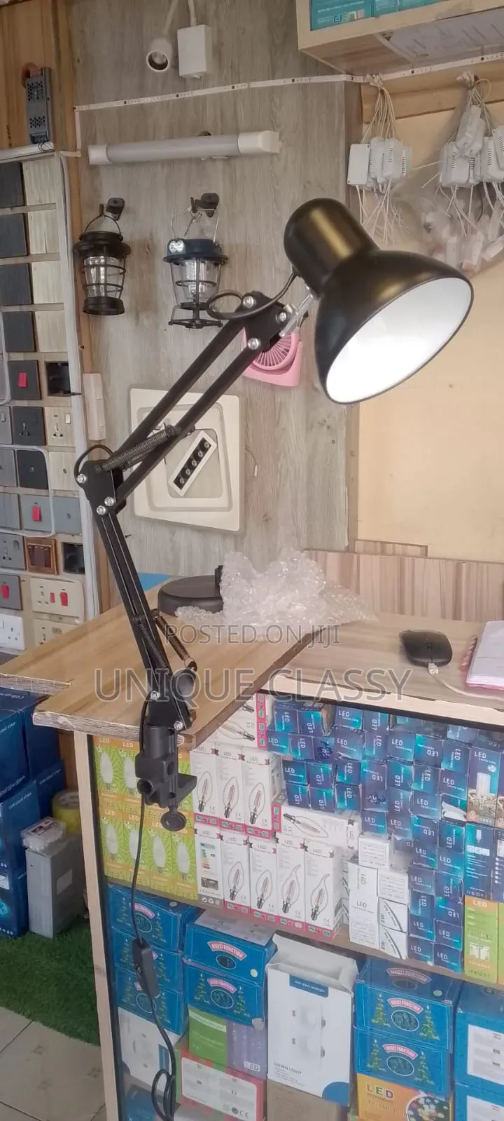Clamp Reading Lamp Bedside Table Lamp