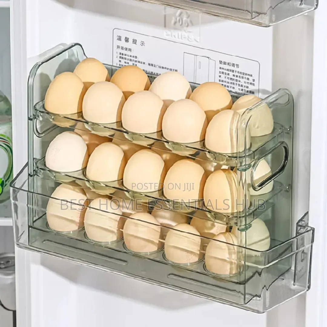 *30 Grid Egg Storage Box* Fridge Door Egg Holder