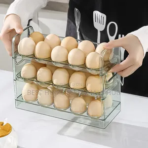*30 Grid Egg Storage Box* Fridge Door Egg Holder