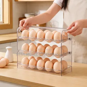 *30 Grid Egg Storage Box* Fridge Door Egg Holder