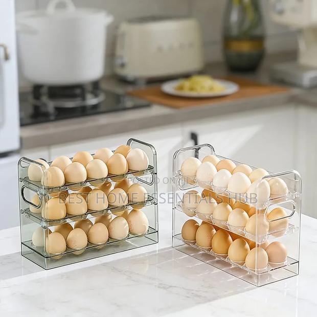 *30 Grid Egg Storage Box* Fridge Door Egg Holder - thumbnail 5