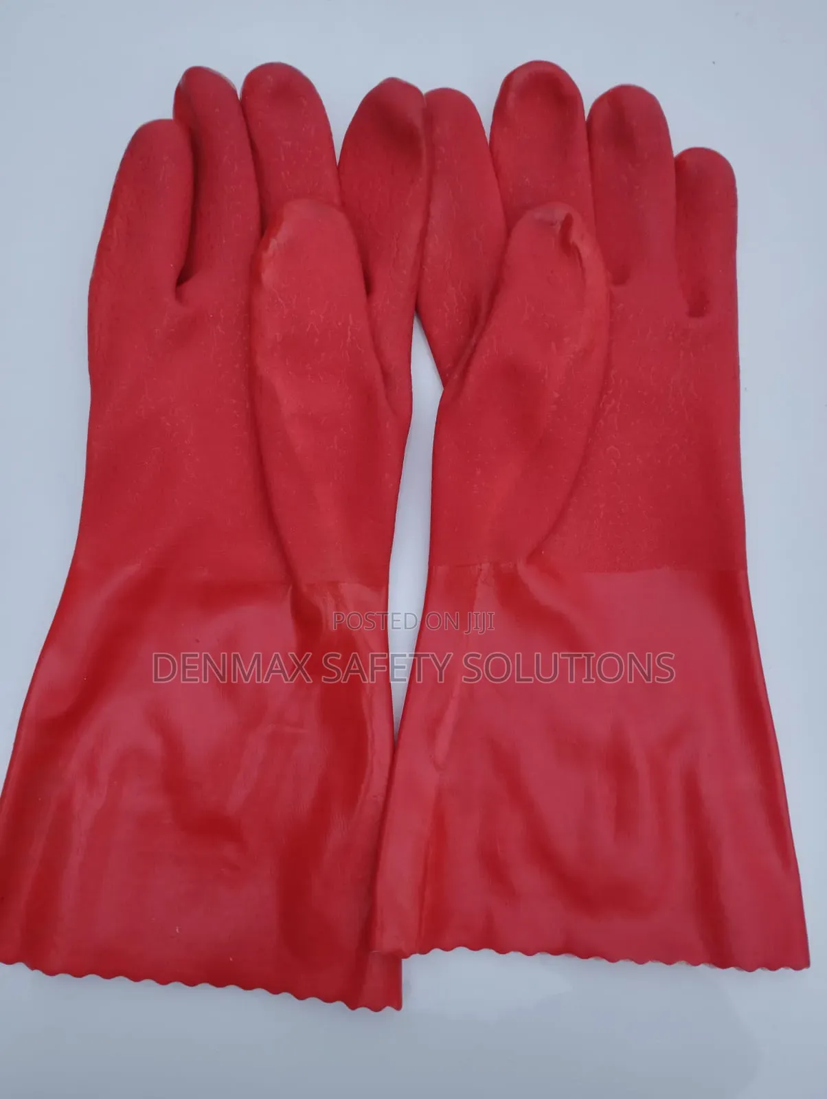 Pvc Red Gloves