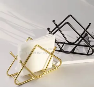 *Premium Tabletop Decorative Metal Tissue / Napkin Holder