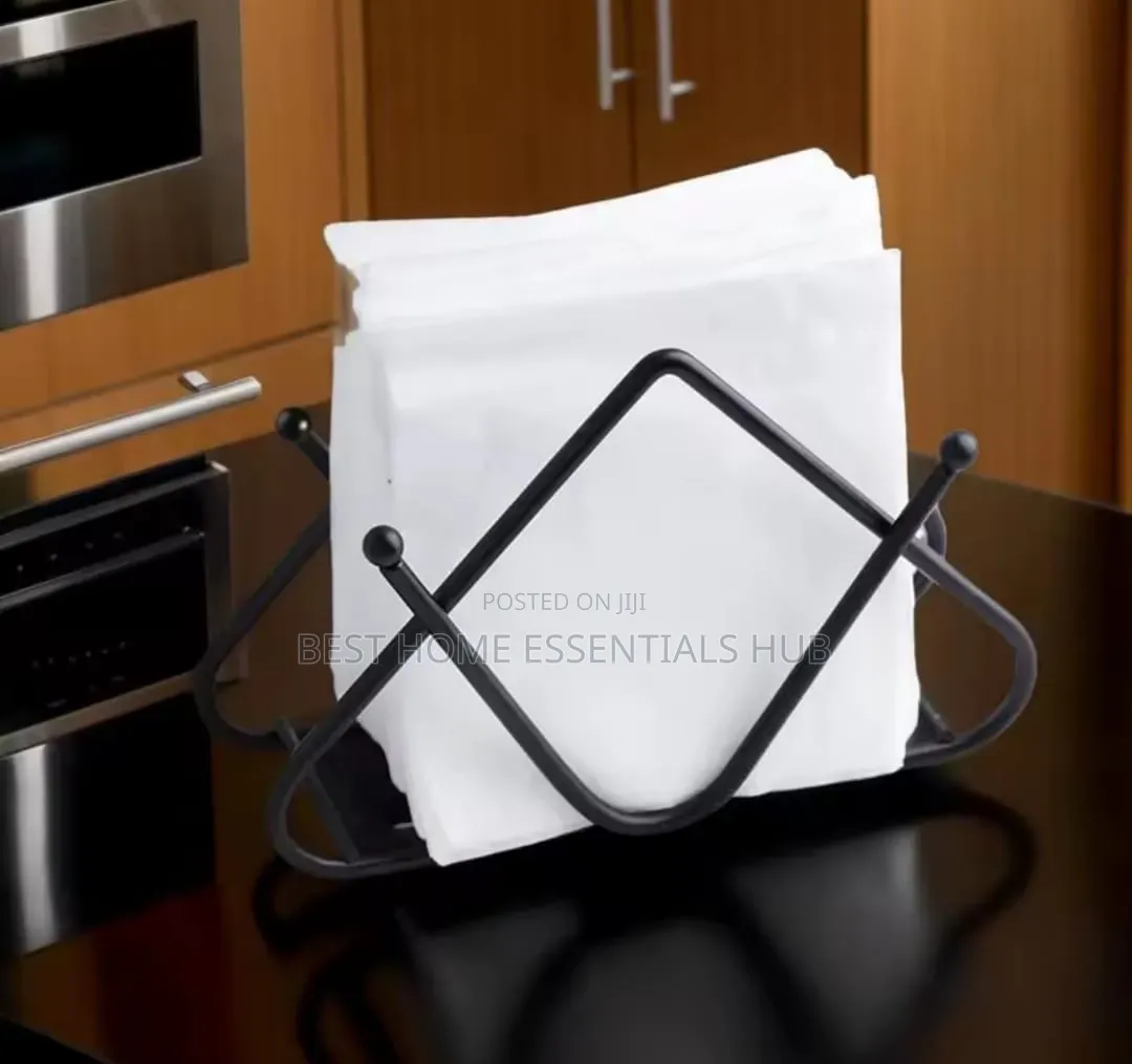 *Premium Tabletop Decorative Metal Tissue / Napkin Holder