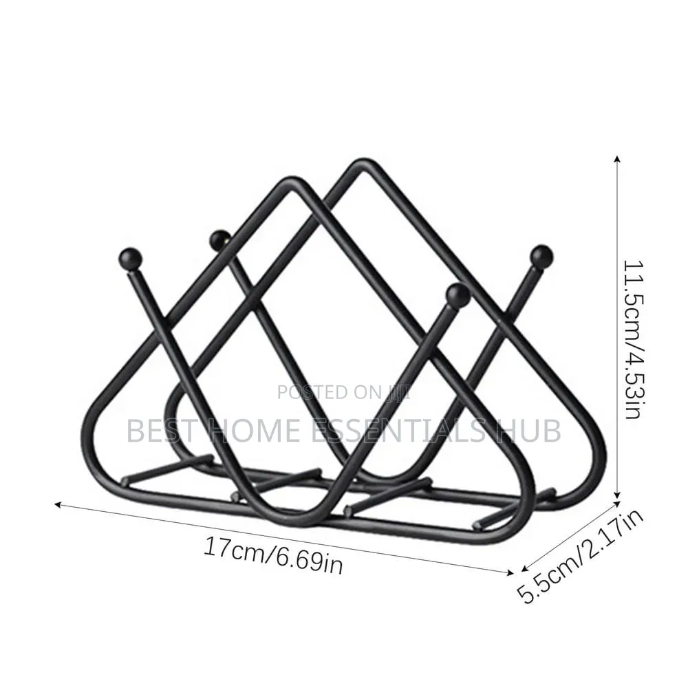 *Premium Tabletop Decorative Metal Tissue / Napkin Holder
