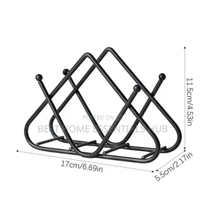 *Premium Tabletop Decorative Metal Tissue / Napkin Holder