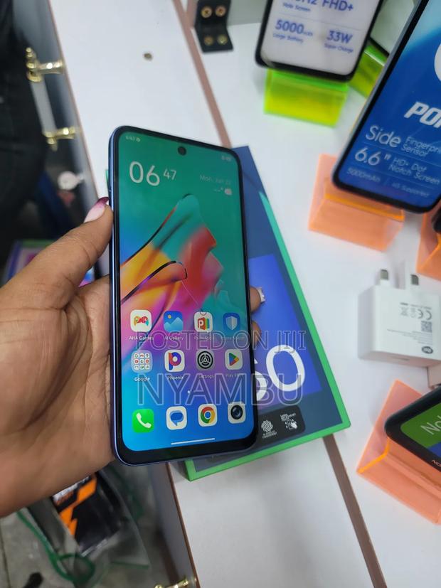 Infinix Hot 60i 128 GB Blue - thumbnail 2