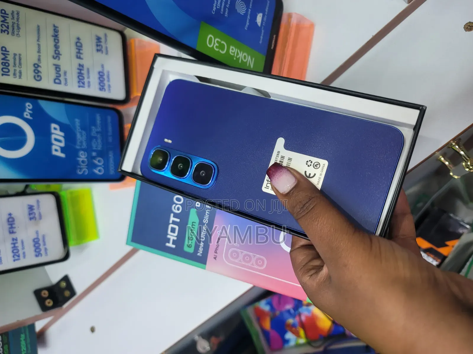 Infinix Hot 60i 128 GB Blue