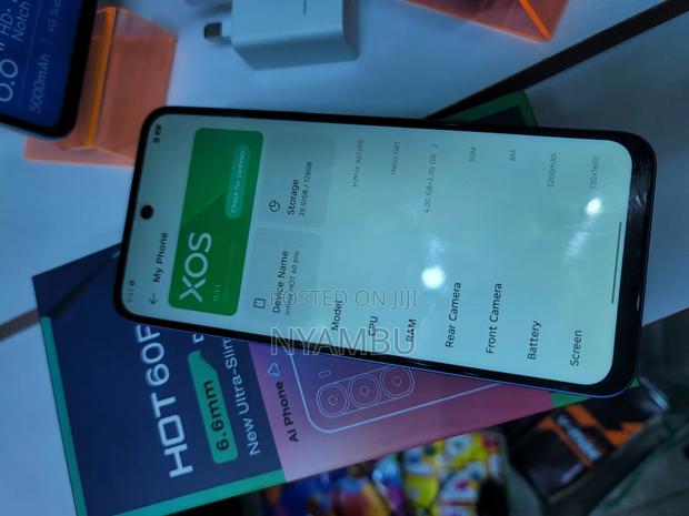 Infinix Hot 60i 128 GB Blue - thumbnail 4