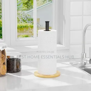 *High Quality Modern Wooden Paper Towel Holder Table Top *