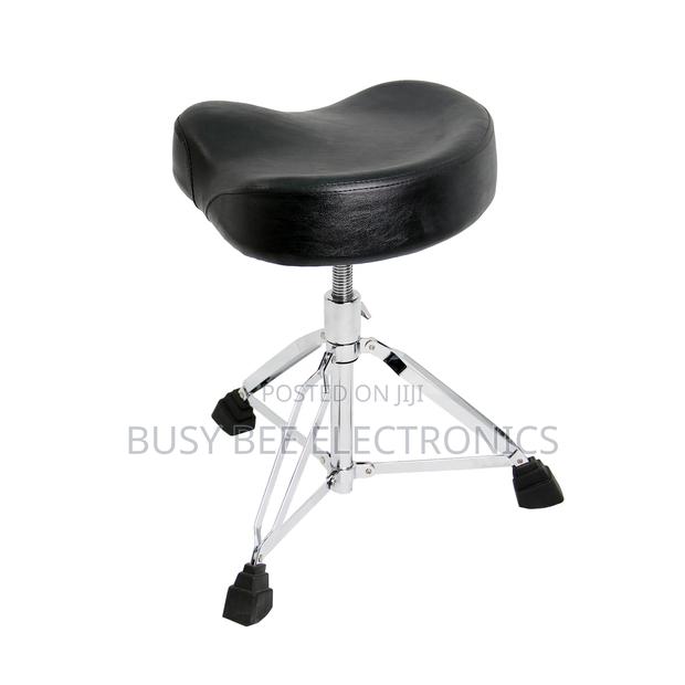 New Style Adjustable Black Drum Throne