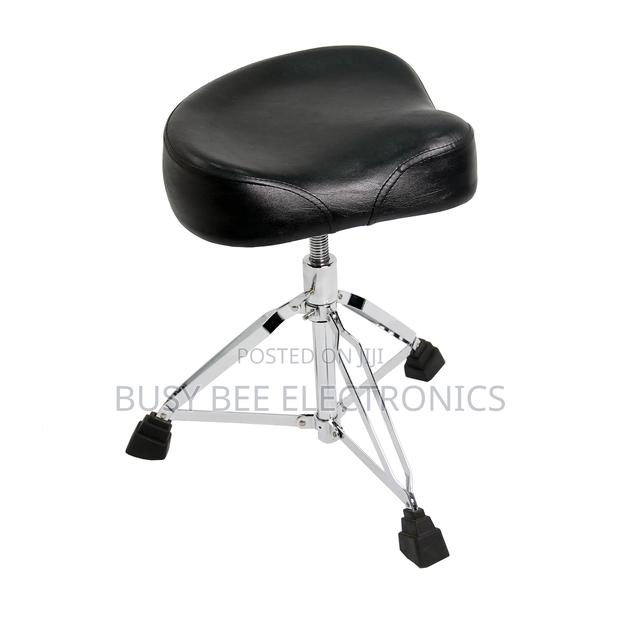 New Style Adjustable Black Drum Throne - thumbnail 3