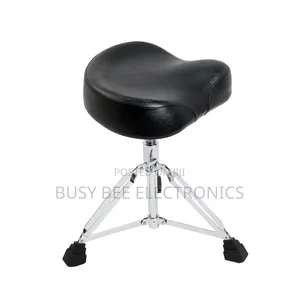 New Style Adjustable Black Drum Throne