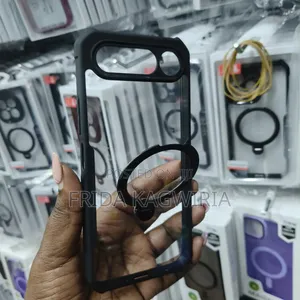 Tecno Spark 50 Xundd Shockproof Clear Back Cover With Rotating Stand