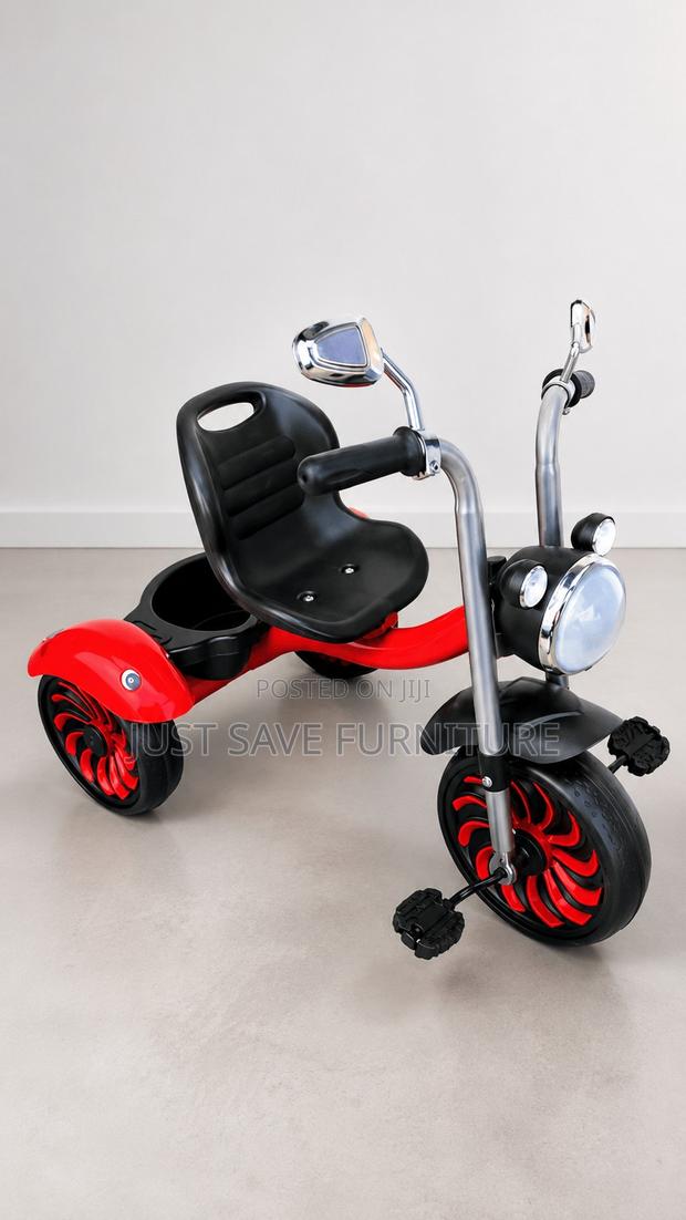Kids Pedal Tricycle With Headlight Storage Basket – KSH 4,300