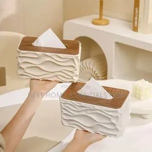 *Luxury Wave Texture Tissue Box / Serviette Holder*