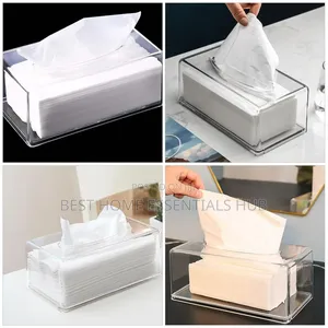 *Clear Acrylic Tissue Box/Serviette Holder