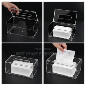 *Clear Acrylic Tissue Box/Serviette Holder