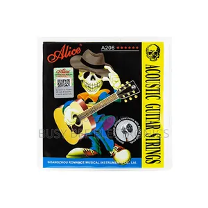 Alice Stainless Steel Plain String Set for Acoustic Guitar