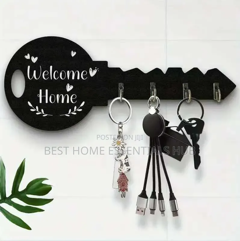 *Wall Mounted Decorative Wooden Key Organize