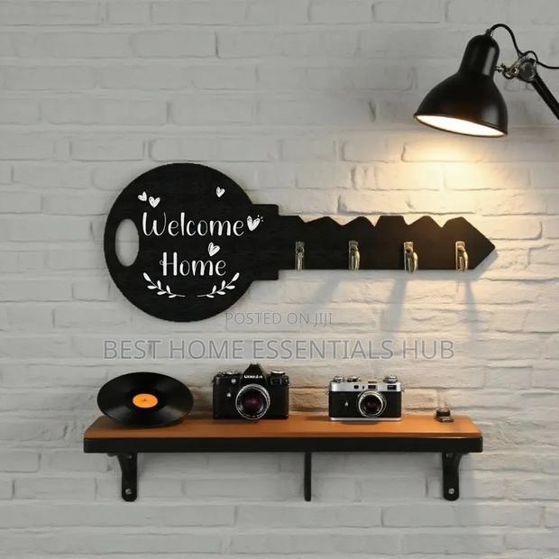 *Wall Mounted Decorative Wooden Key Organize - thumbnail 2