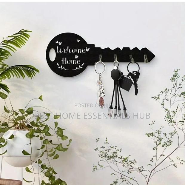 *Wall Mounted Decorative Wooden Key Organize - thumbnail 3