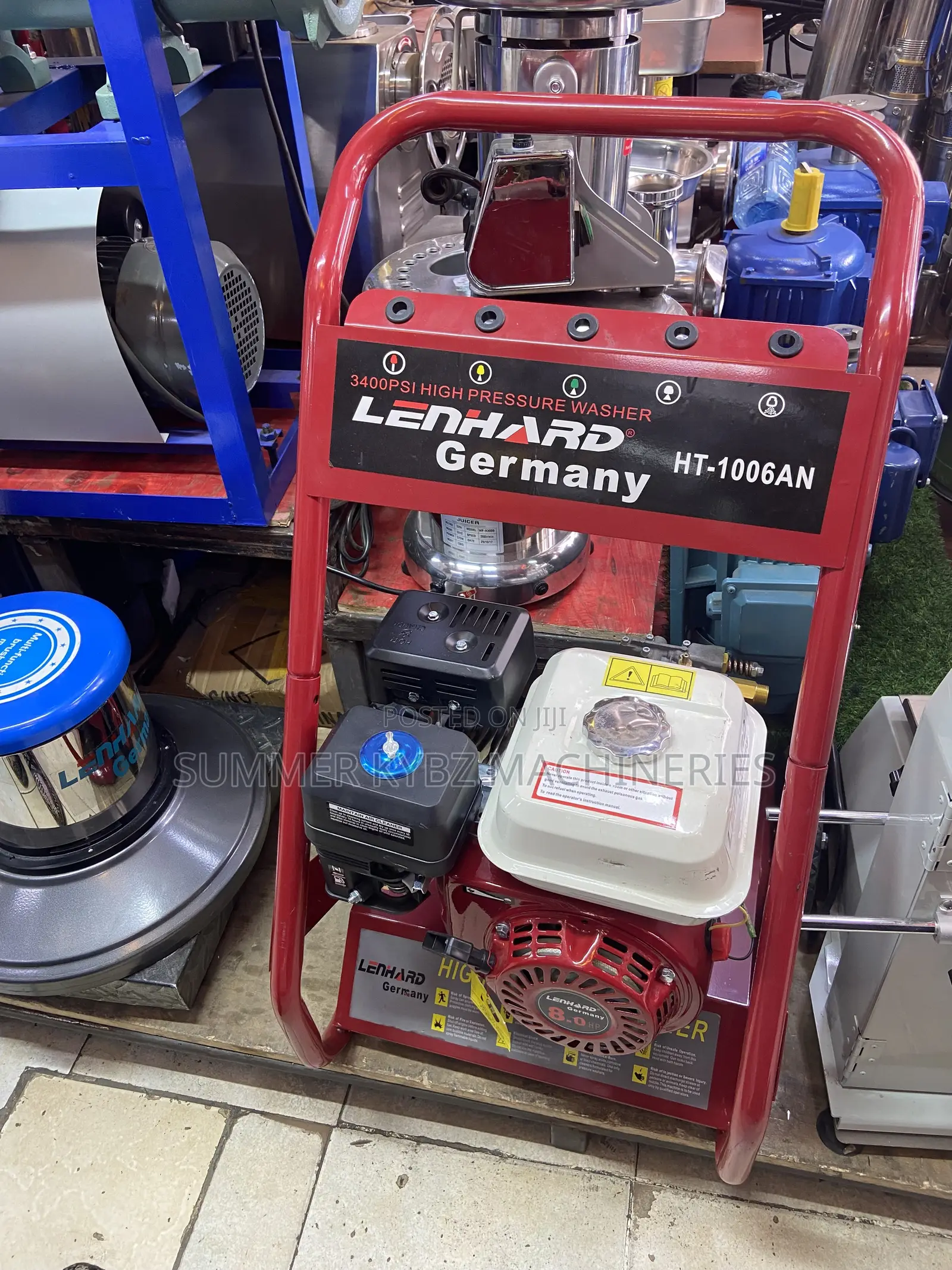 Lenhard Germany Ht-1006an Gasoline-Powered High Pressure Washer.